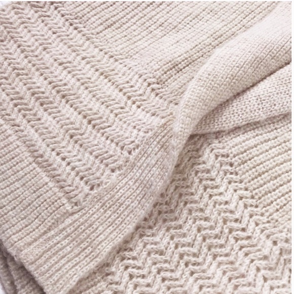 Gap Creamy Pale Pink Tweed Shawl Collar Cardigan, Size Small - Picture 9 of 13